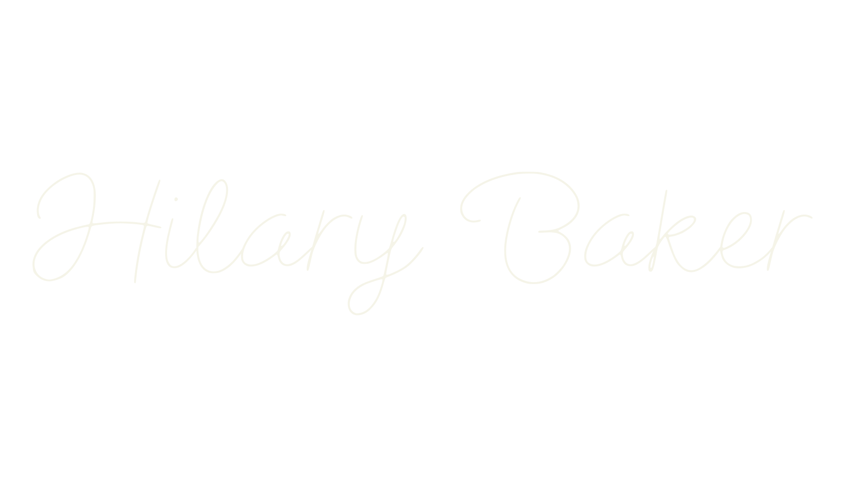 Hilary Baker, fashion script font preview