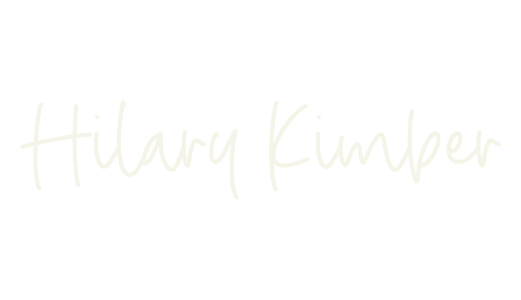 Hilary Kimber, lettering font preview