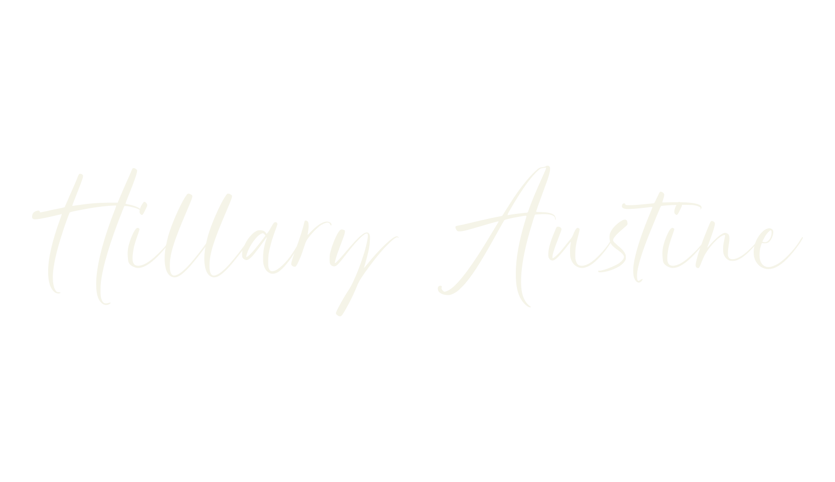 Hillary Austine, fashion script font preview