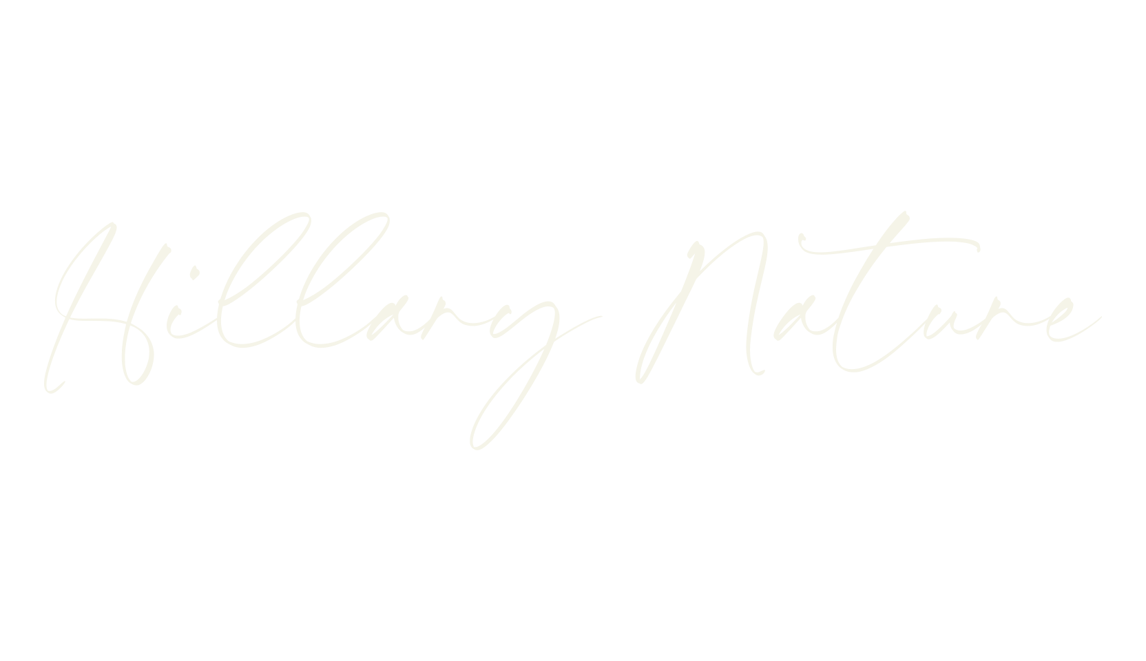 Hillary Nature, typewriter font preview