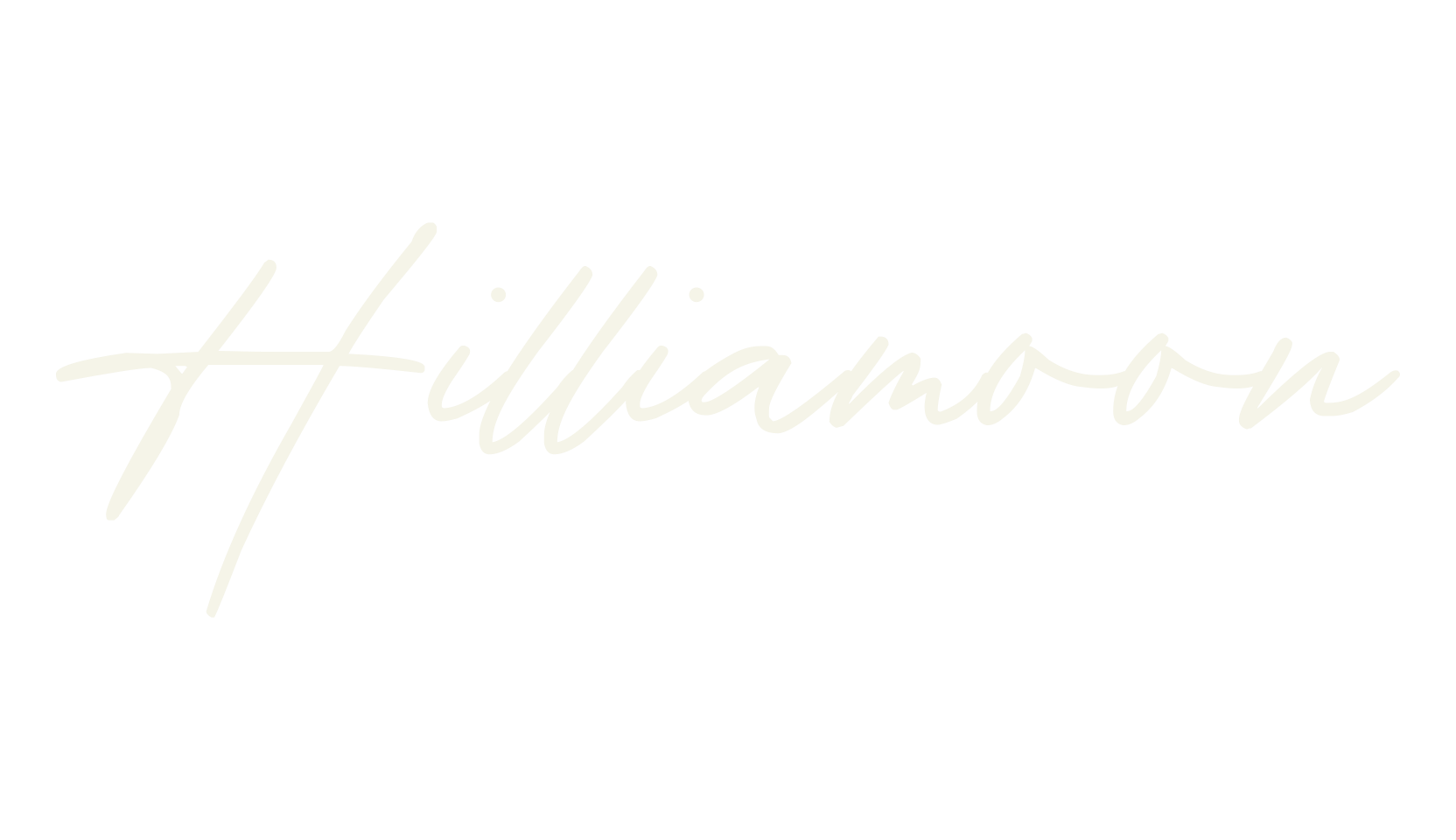 Hilliamoon, handwriting font preview