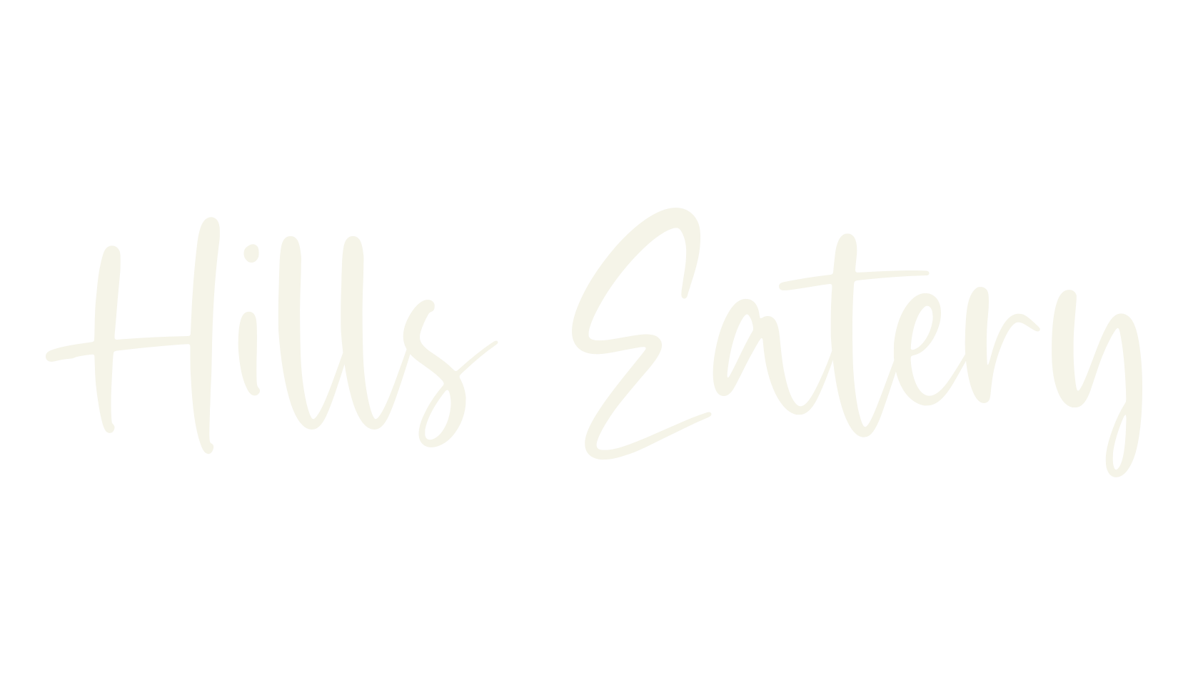 Hills Eatery, modern calligraphy font preview