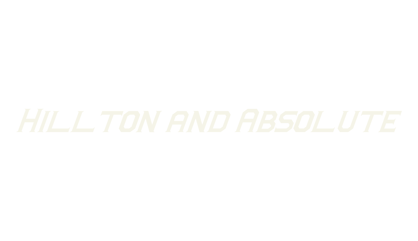 Hillton and Absolute, serif font preview