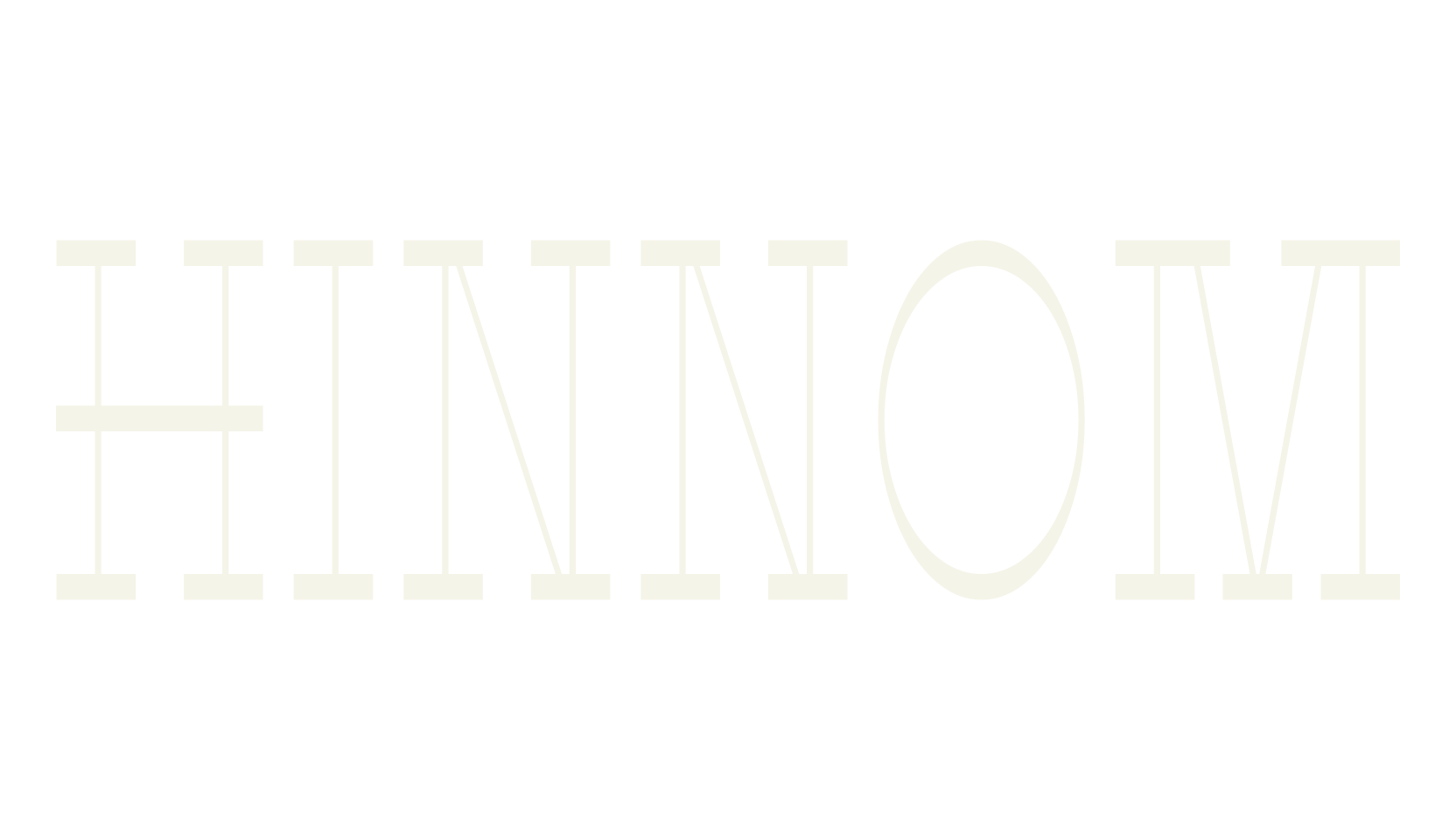 Hinnom, food font preview