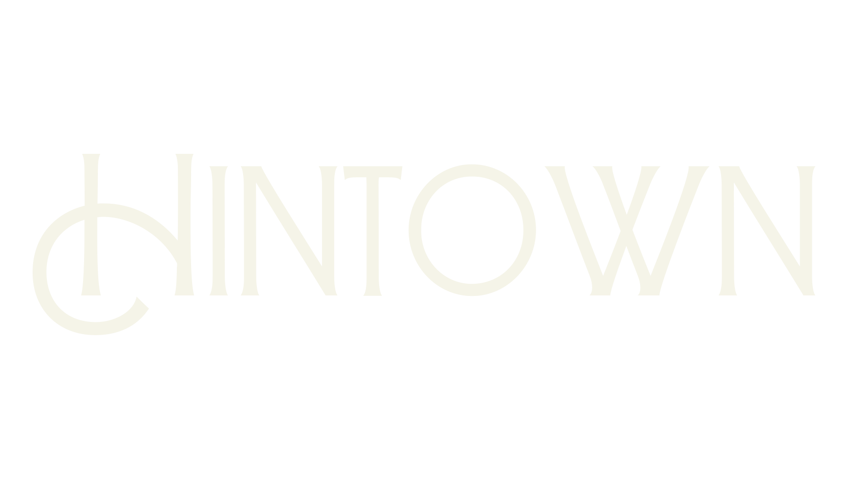Hintown, sans font preview