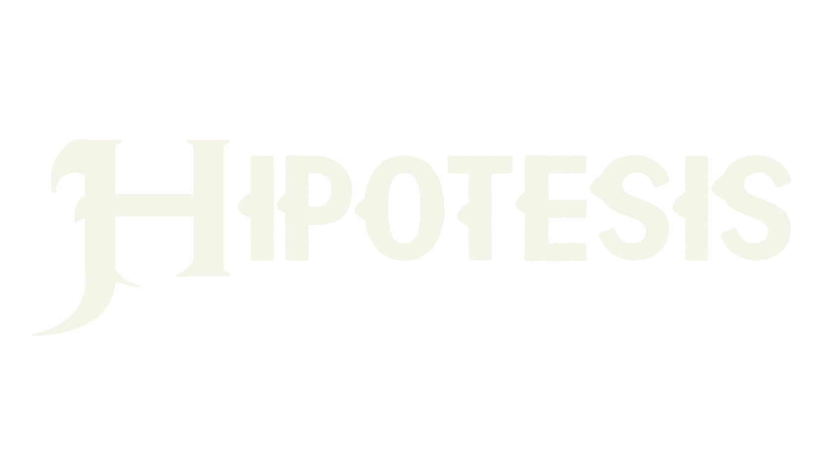Hipotesis, fancy font preview