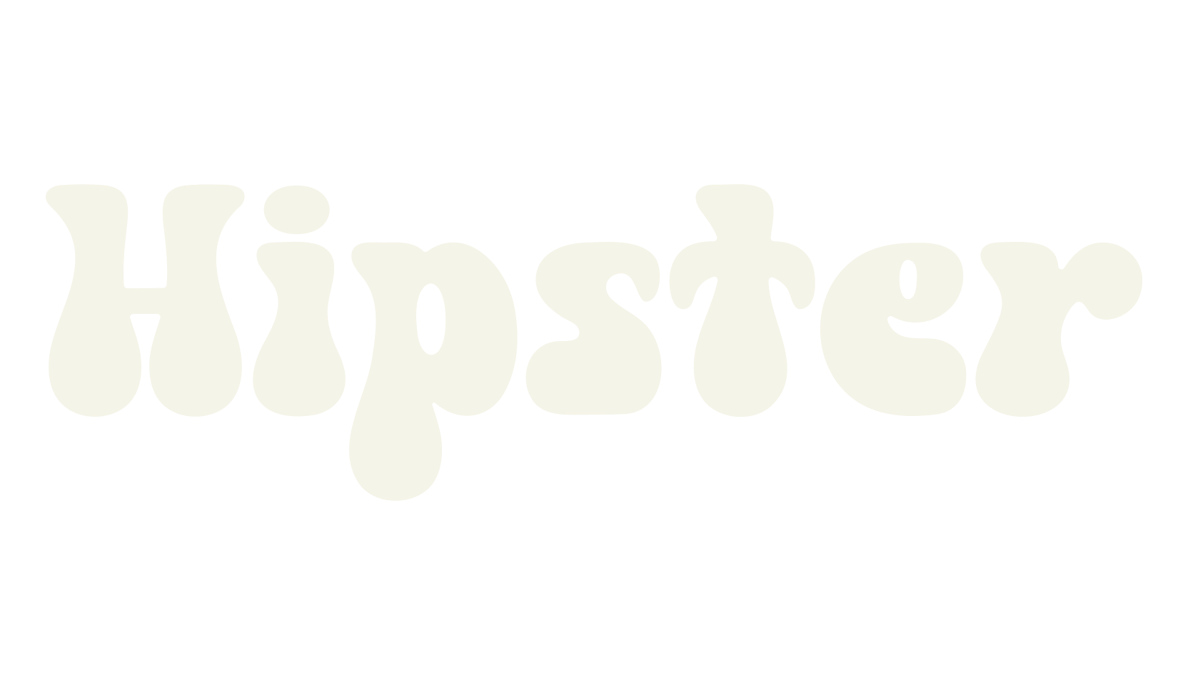 Hipster, 70s font preview