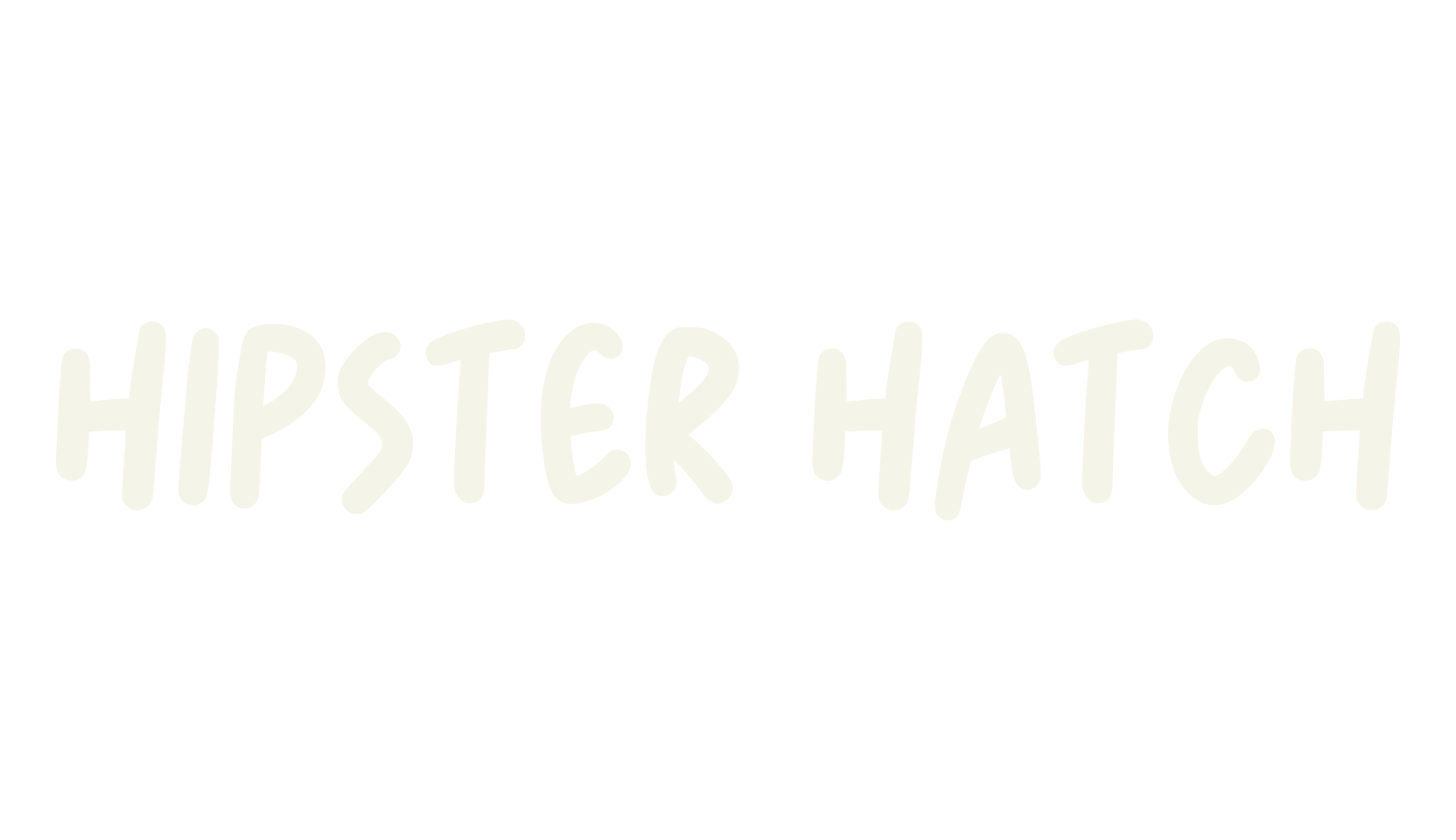 Hipster Hatch, calligraphy font preview