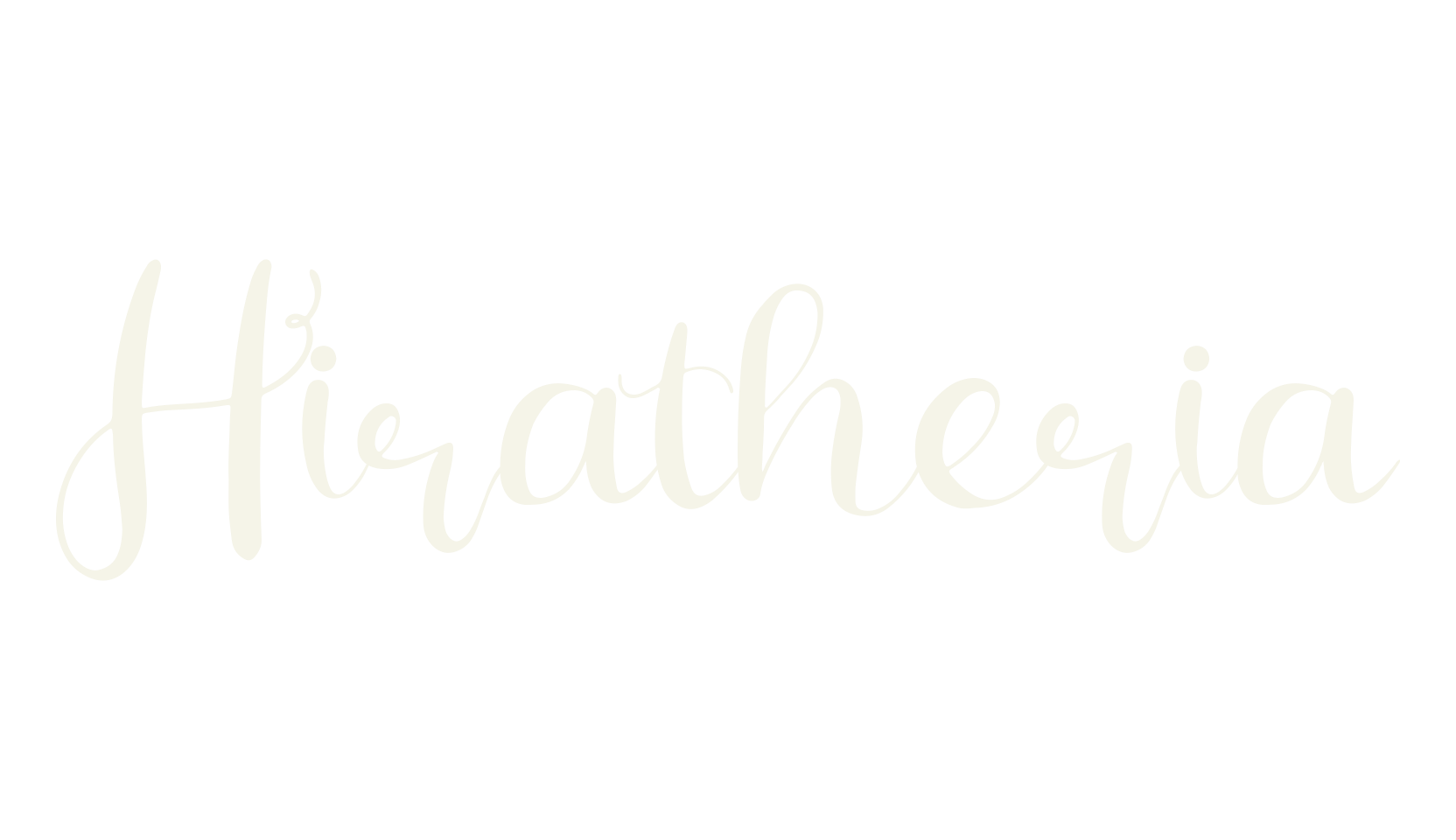 Hiratheria, script font preview