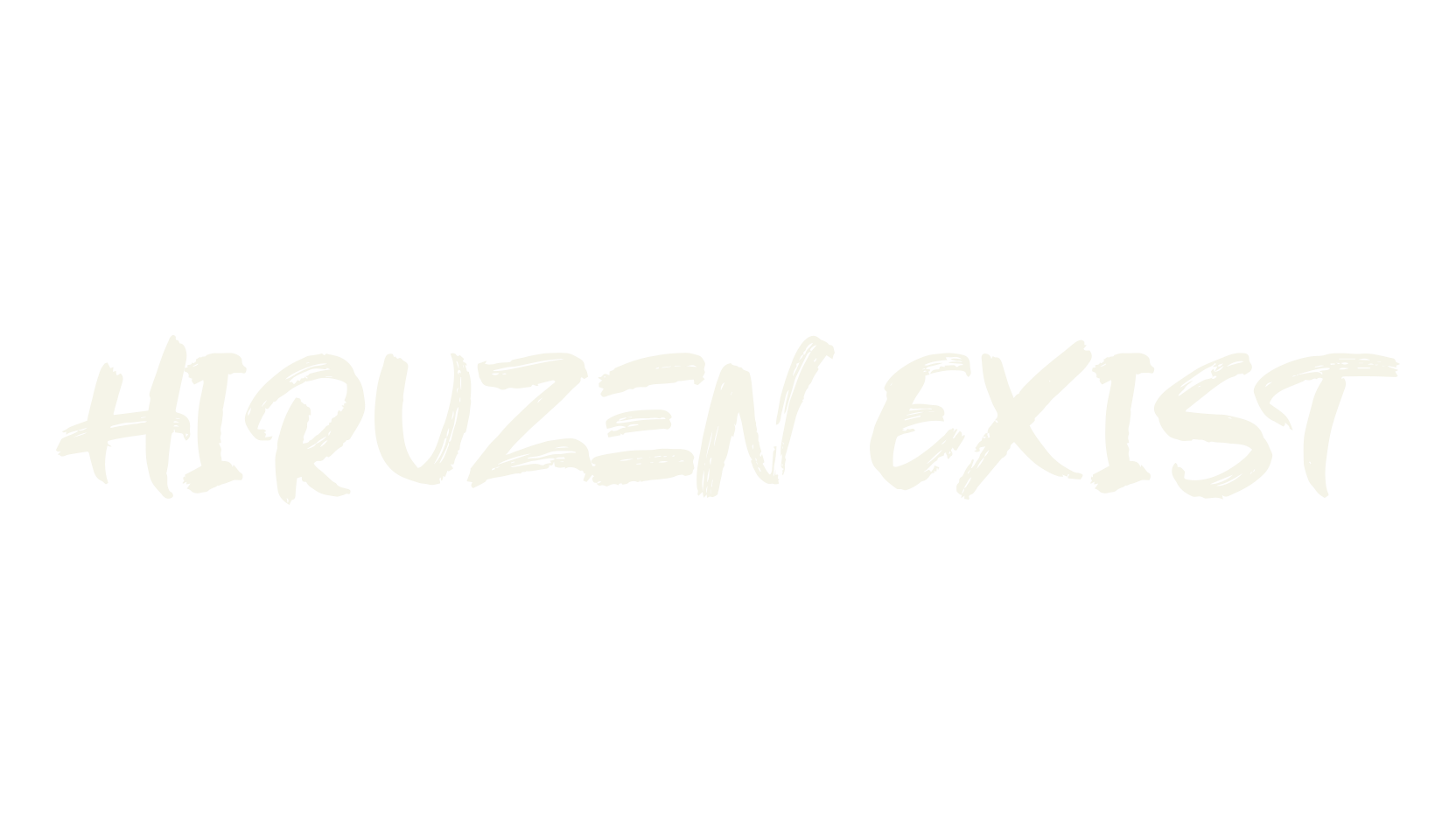 Hiruzen Exist, bold font preview