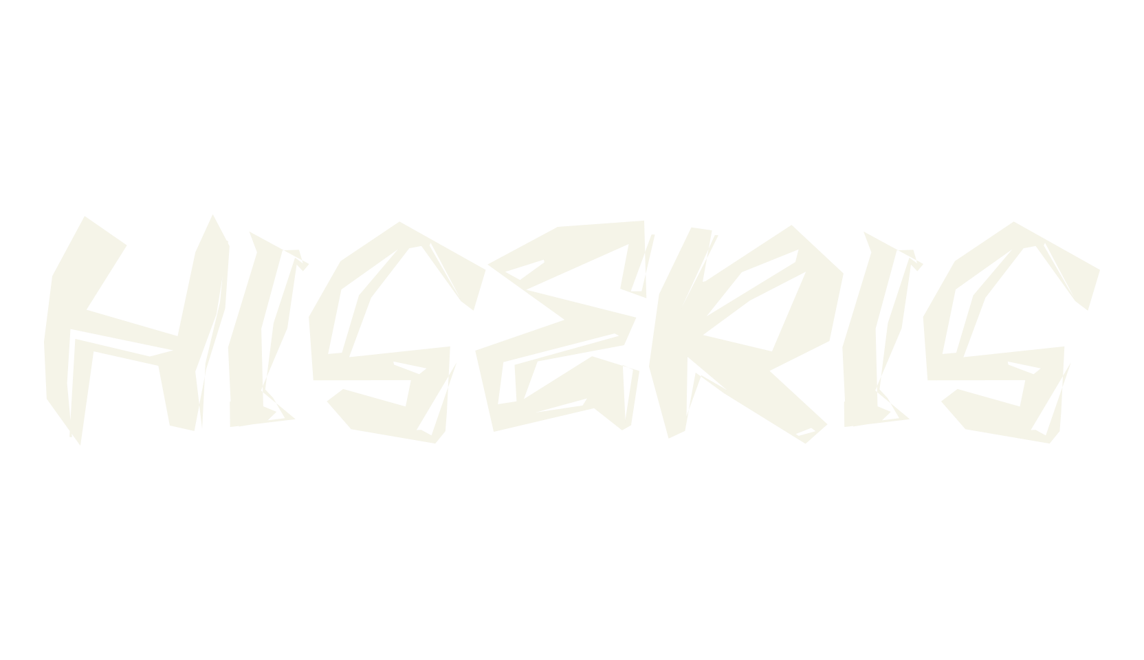 HISERIS, creepy font preview