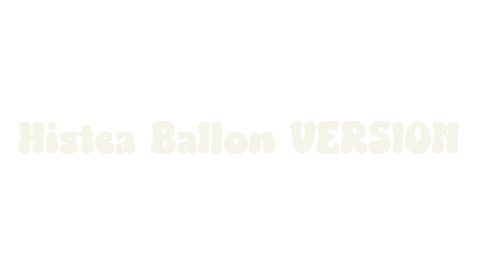 Histea Ballon VERSION, serif font preview