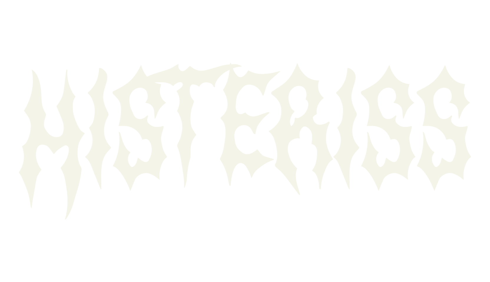 Histeriss, death metal font preview