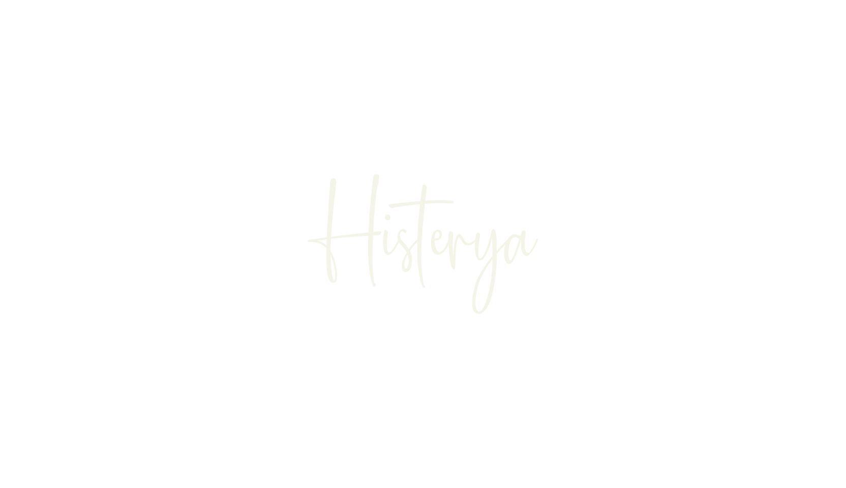 Histerya, fashion script font preview