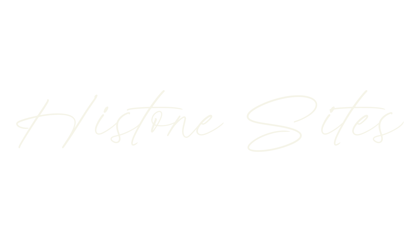 Histone Sites, script font preview