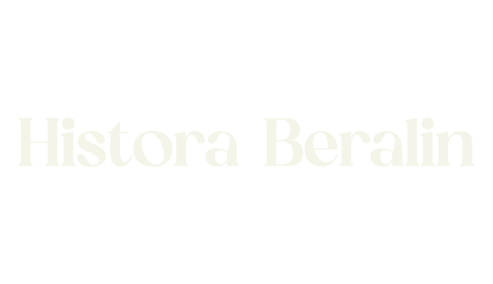 Histora Beralin, serif font preview