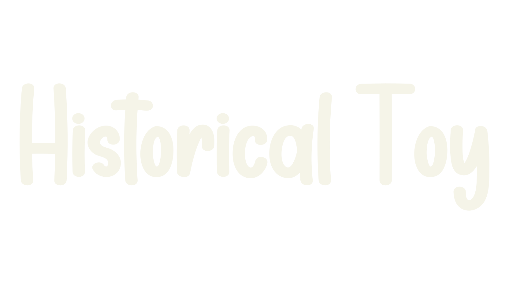 Historical Toy, handwriting font preview