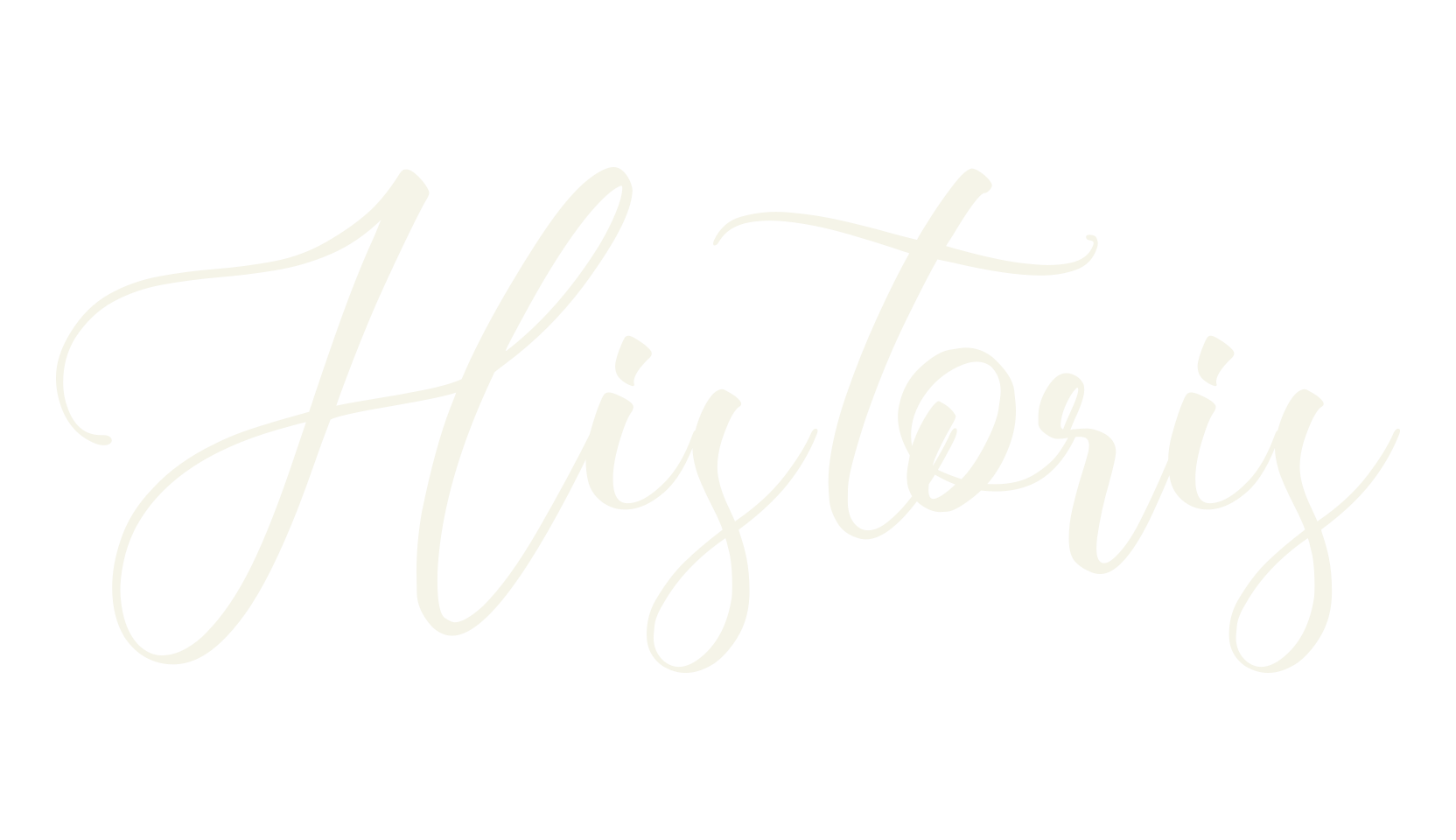 Historis, calligraphy font preview