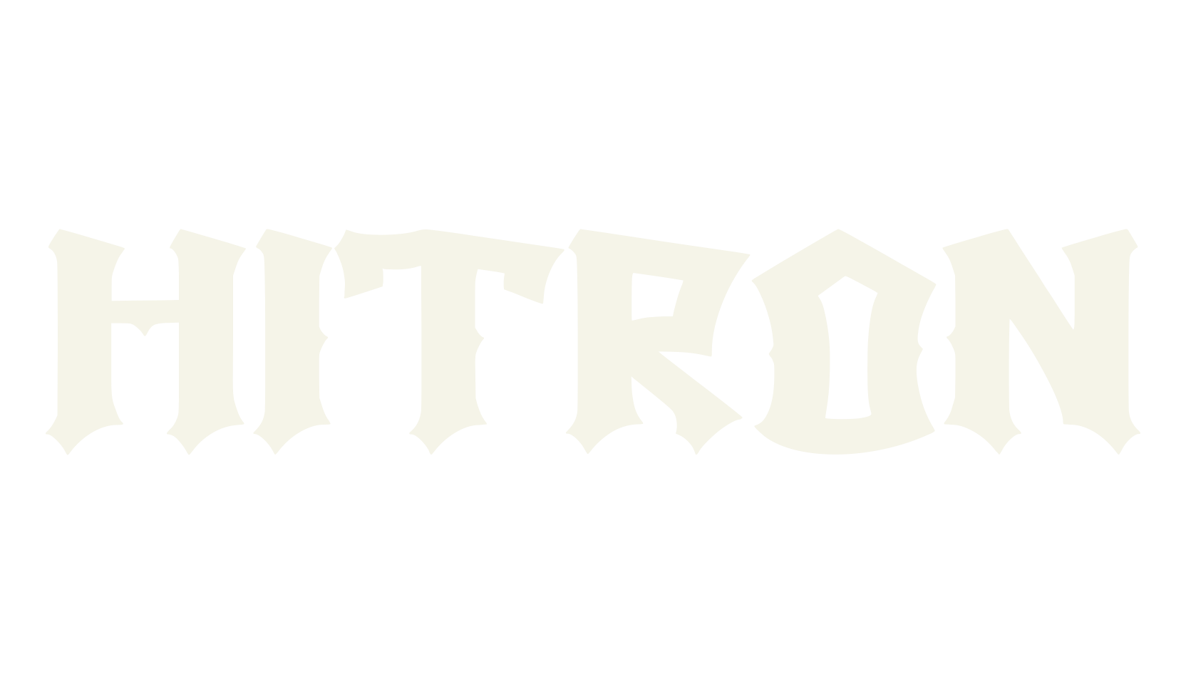 Hitron, gothic font preview