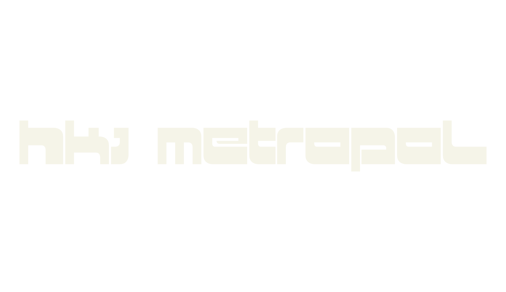 HKI Metropol, futuristic font preview
