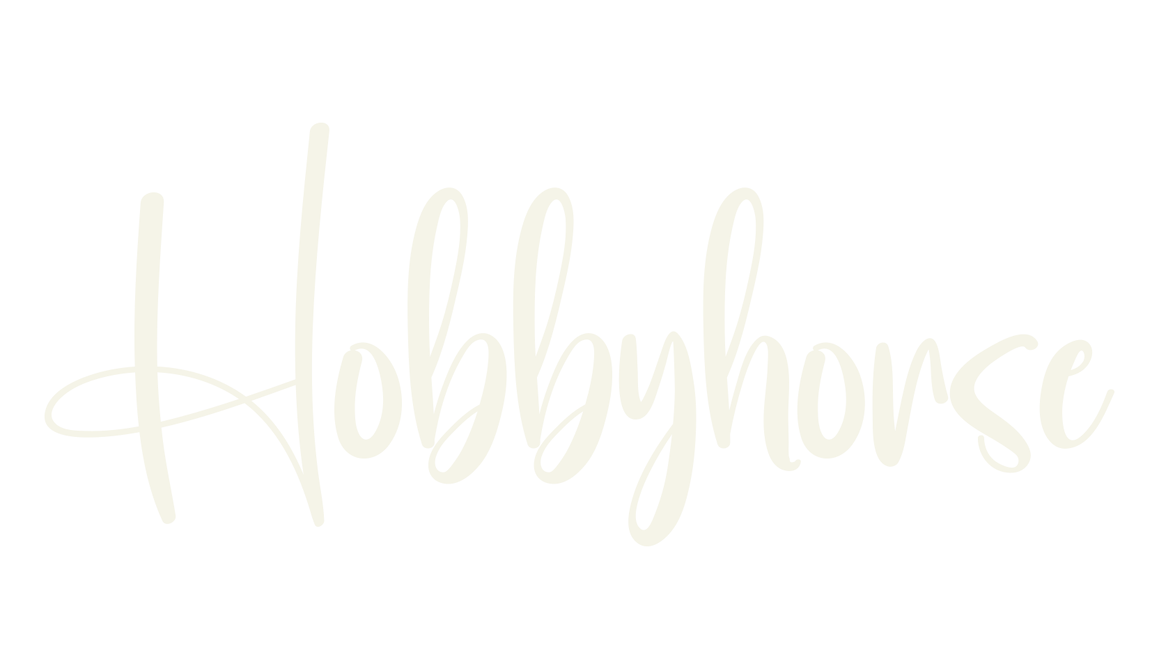 Hobbyhorse, calligraphy font preview
