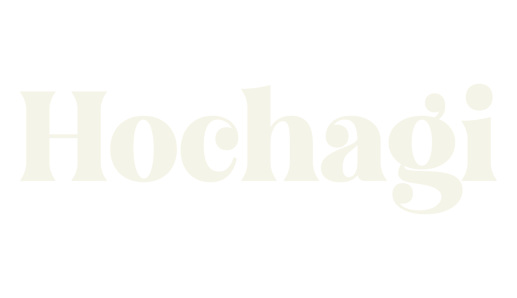 Hochagi, fancy font preview