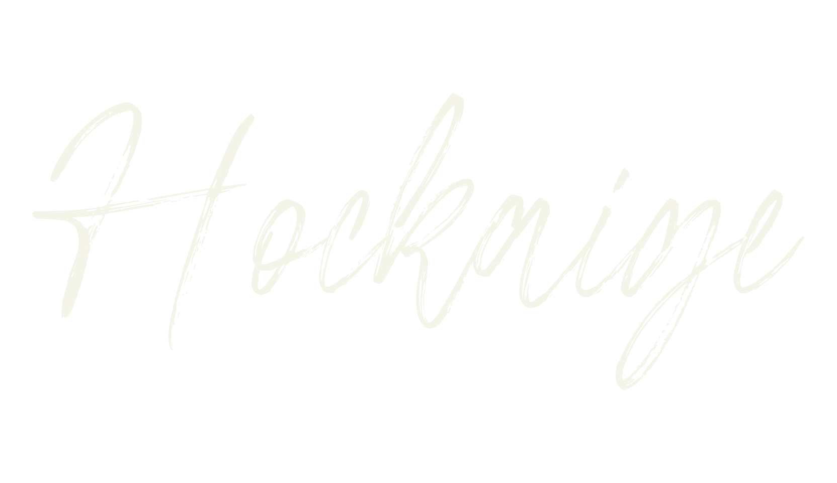 Hockaige, handwriting font preview