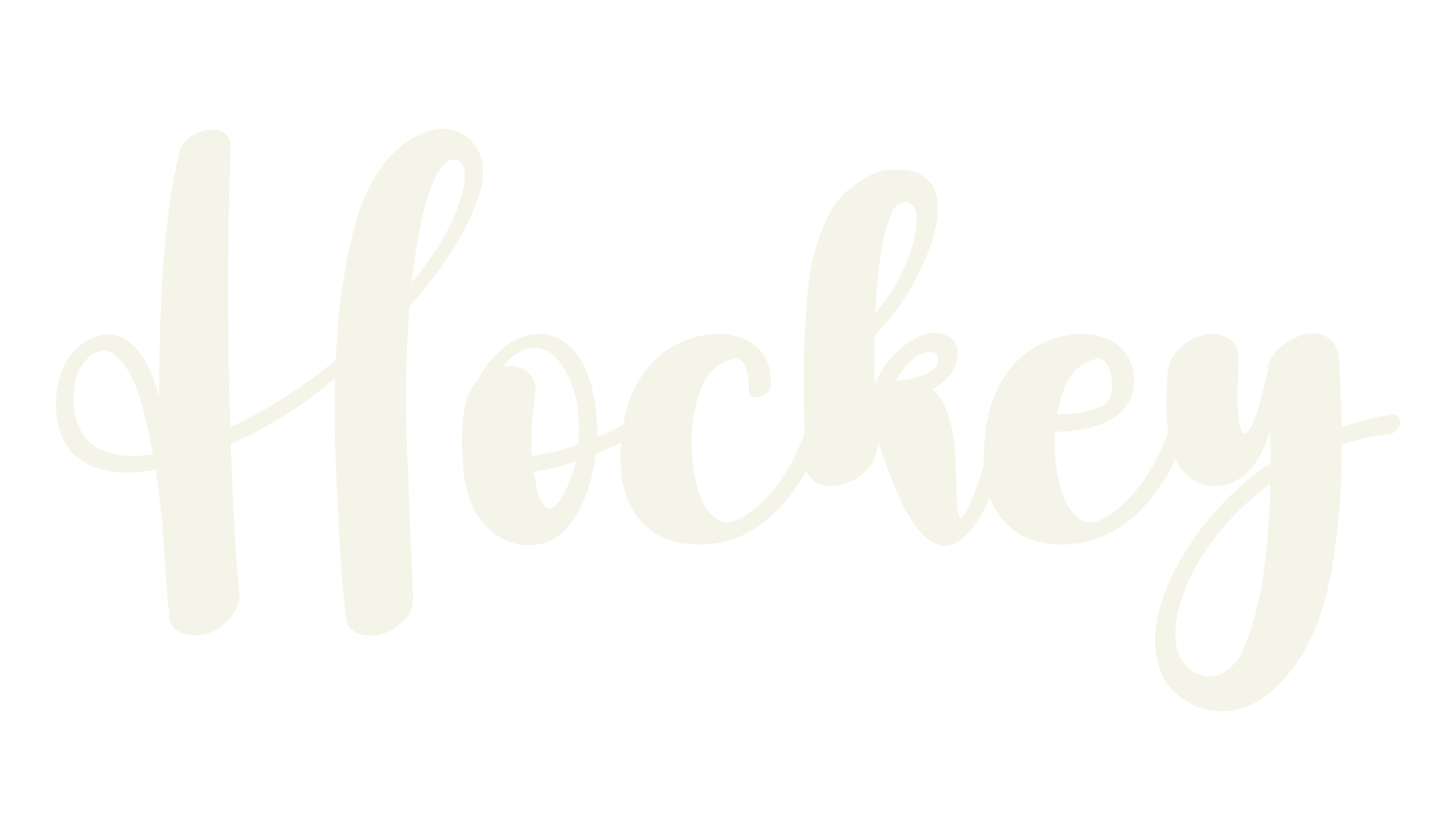 Hockey, calligraphy font preview