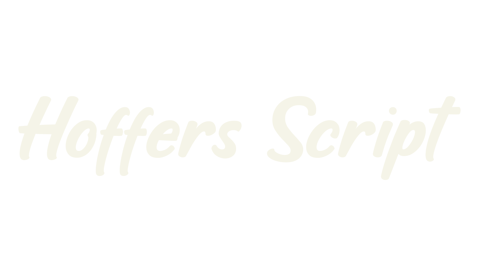 Hoffers Script, fashion script font preview