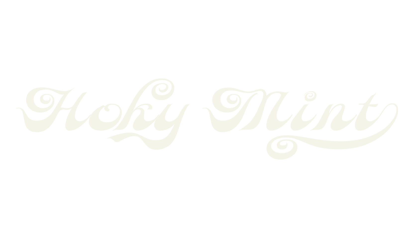 Hoky Mint, fashion script font preview