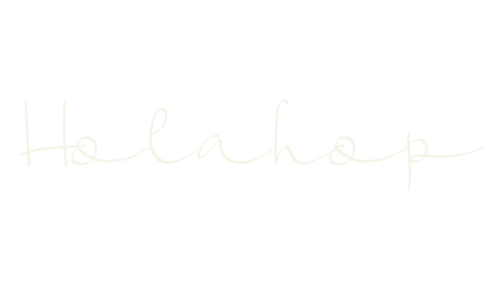 Holahop, signature font preview