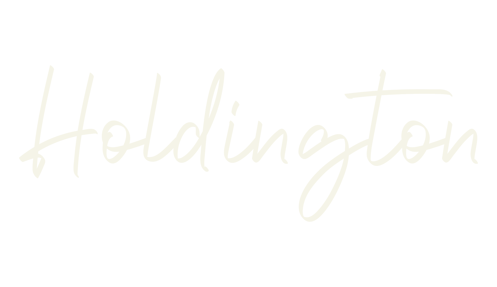 Holdington, cursive font preview