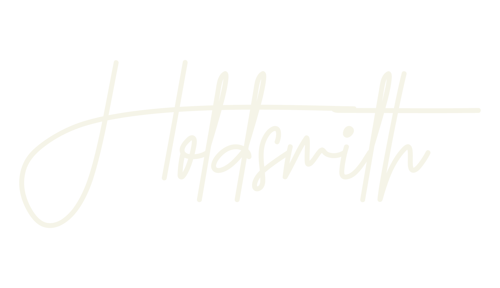 Holdsmith, cursive font preview
