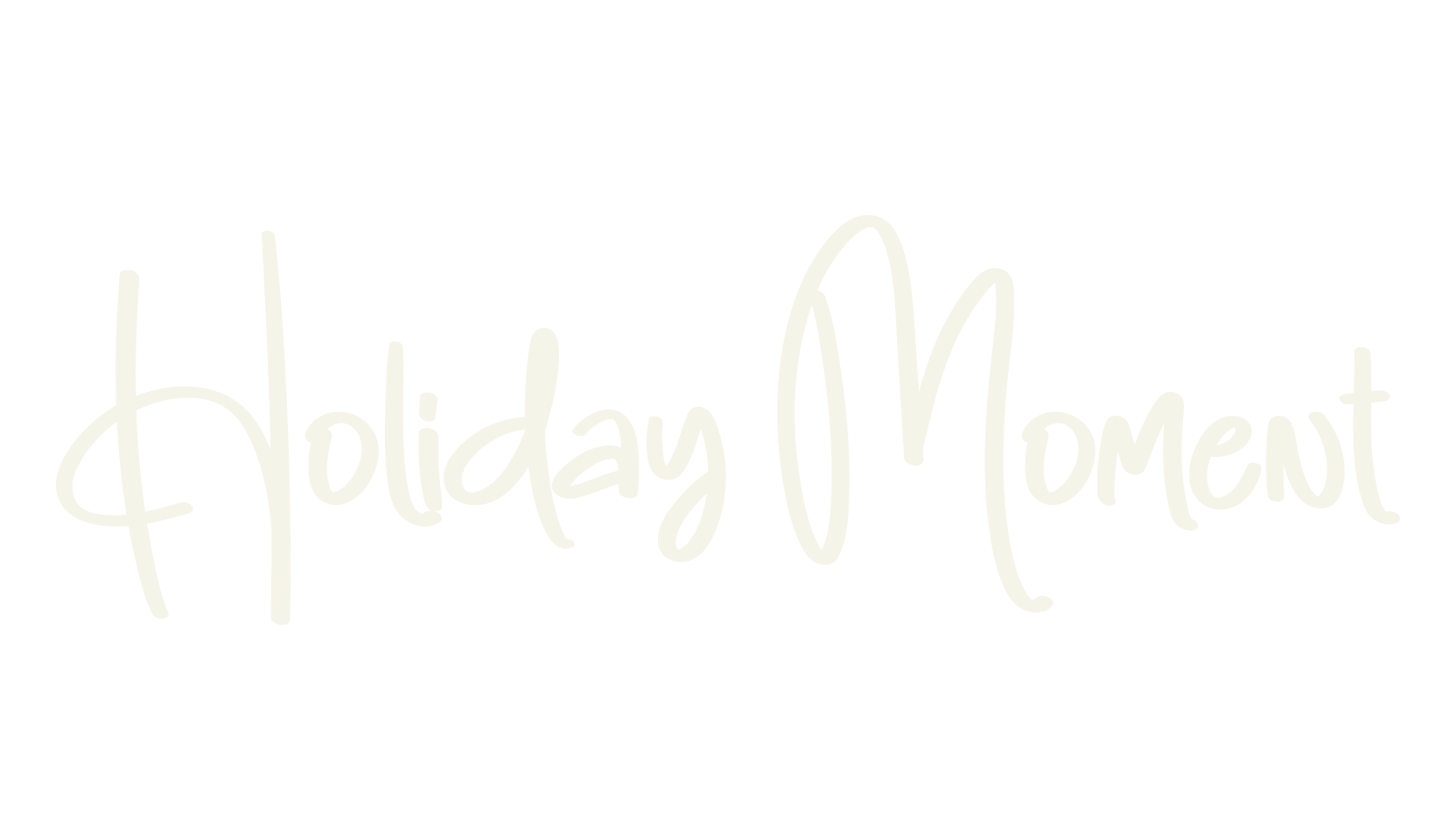 Holiday Moment, calligraphy font preview