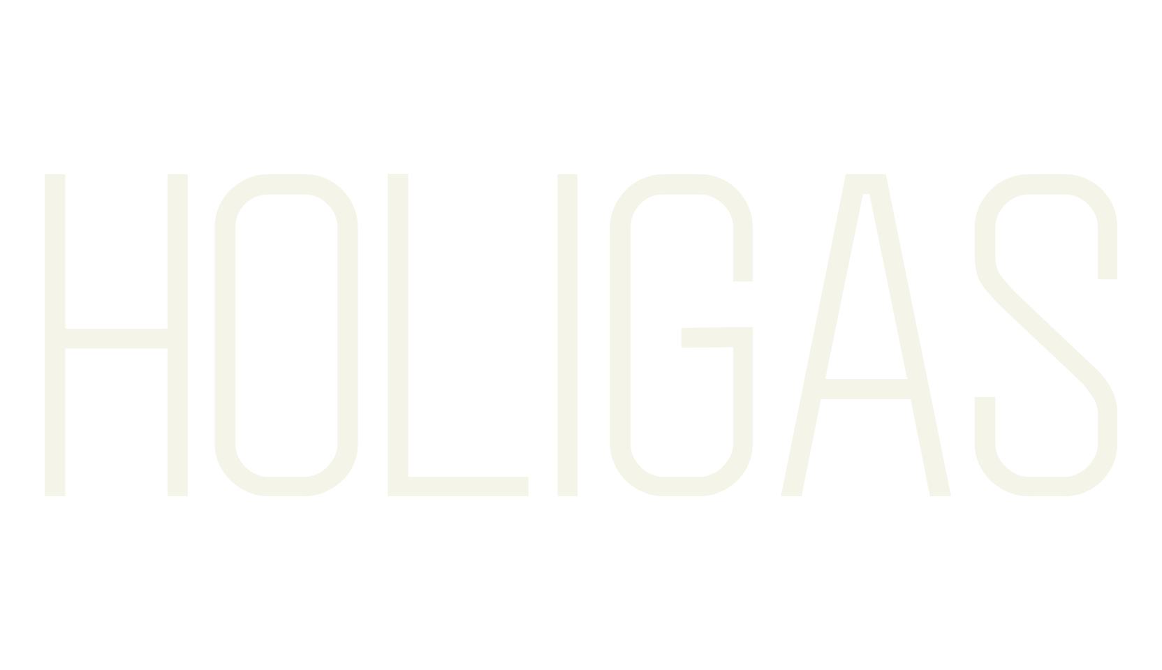 Holigas, fashion sign font preview