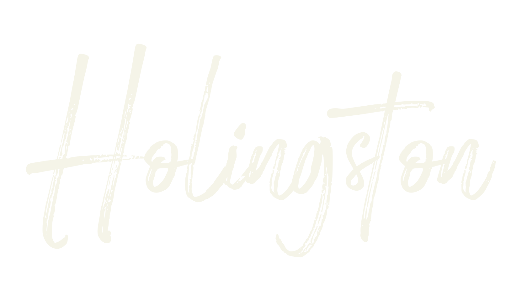 Holingston, typewriter font preview