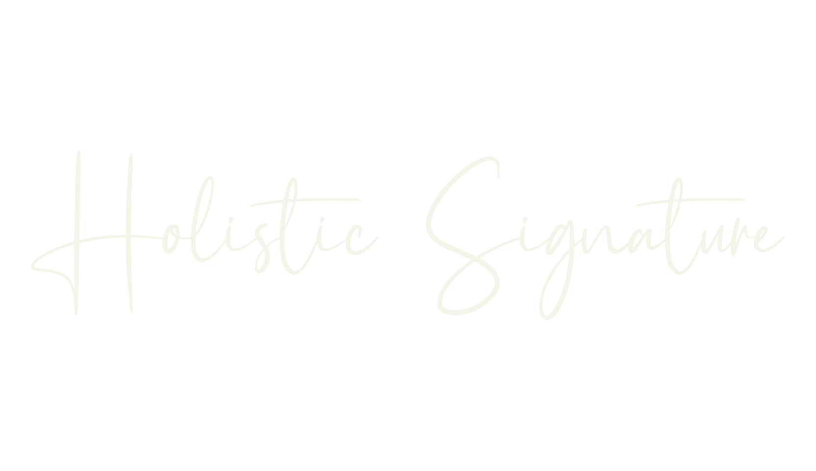 Holistic Signature, typewriter font preview