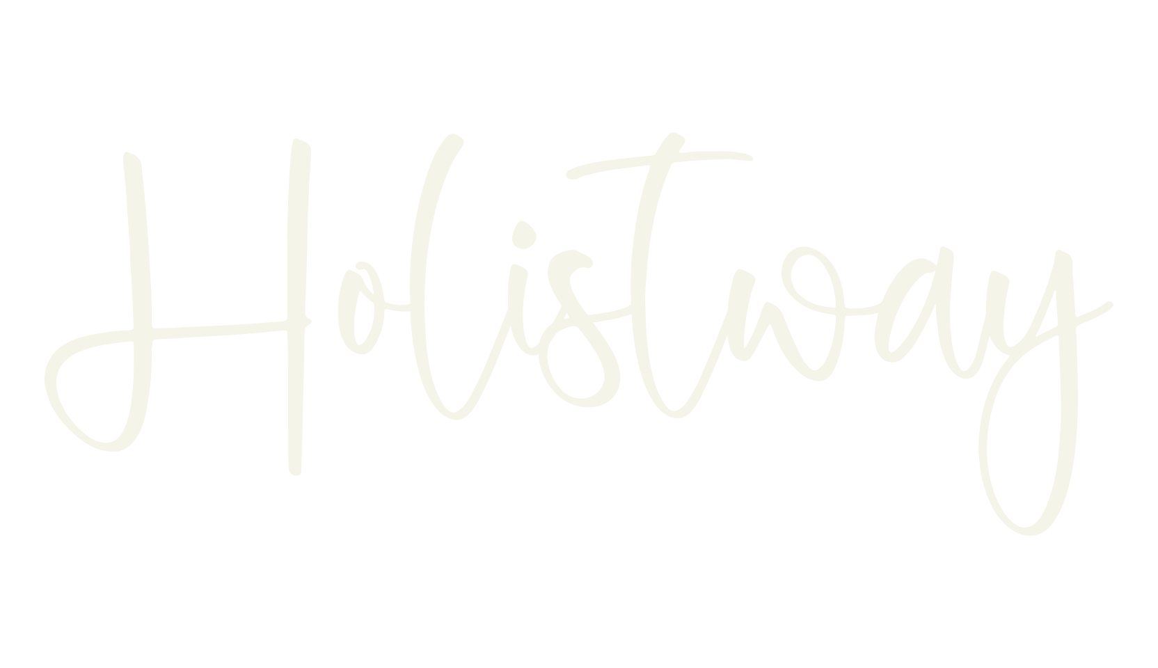 Holistway, script font preview