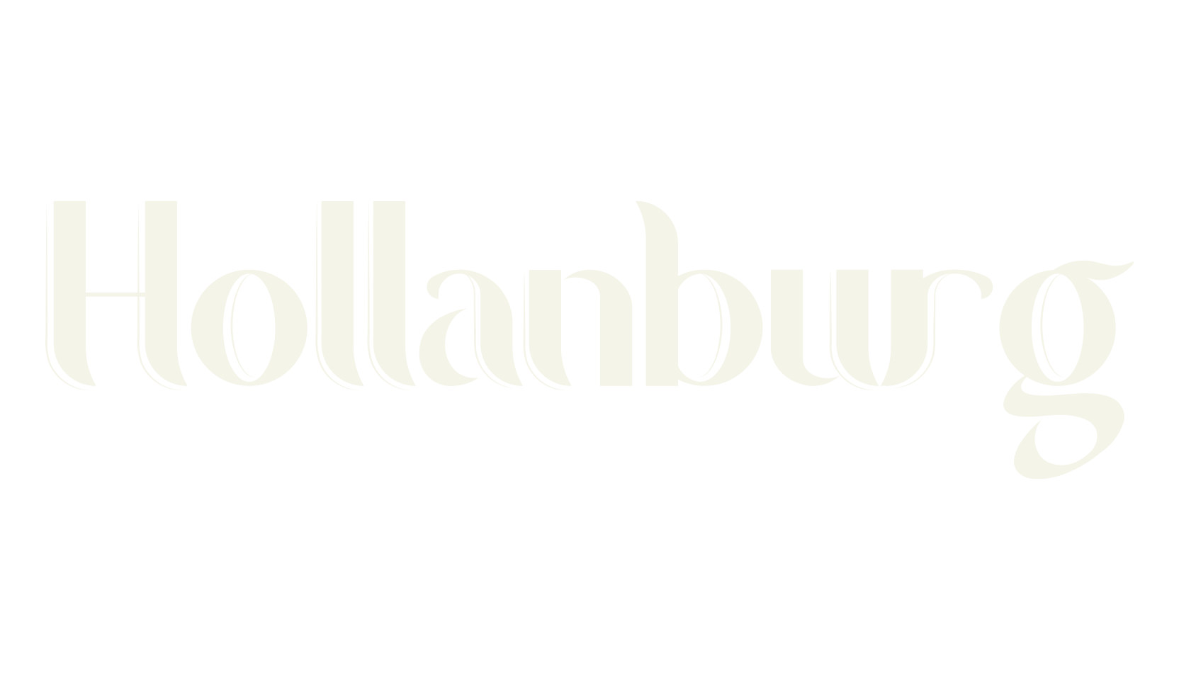 Hollanburg, movies font preview