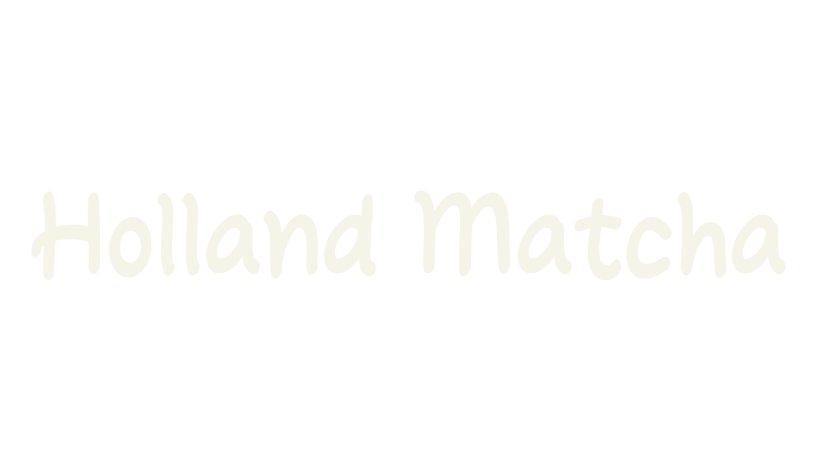 Holland Matcha, japanese font preview