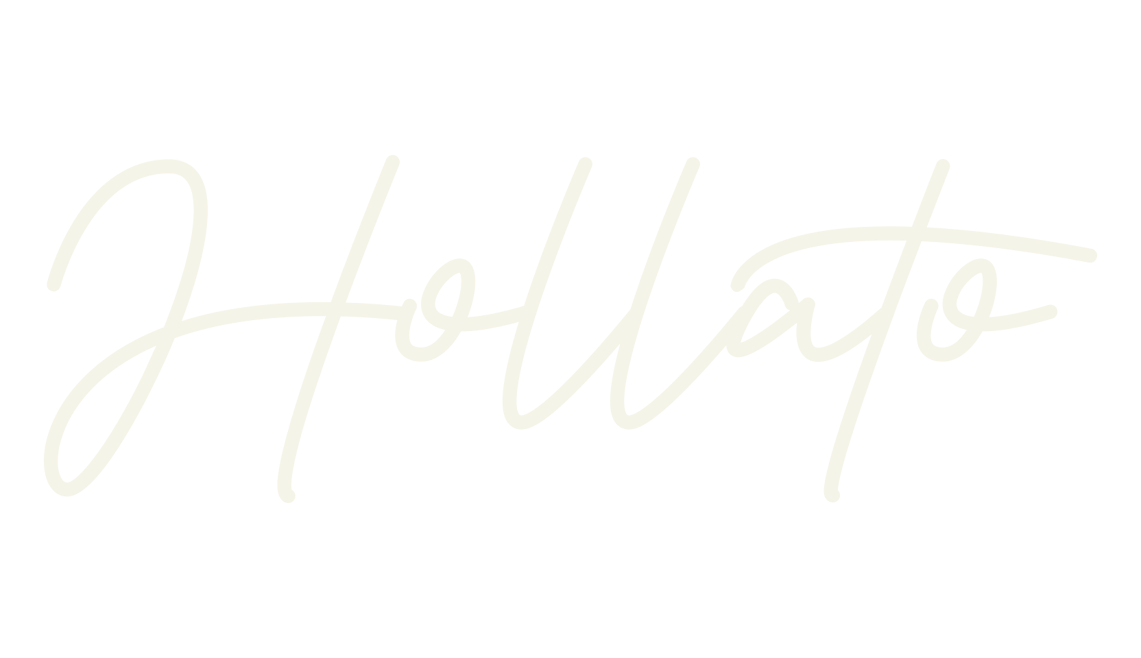 Hollato, signature font preview
