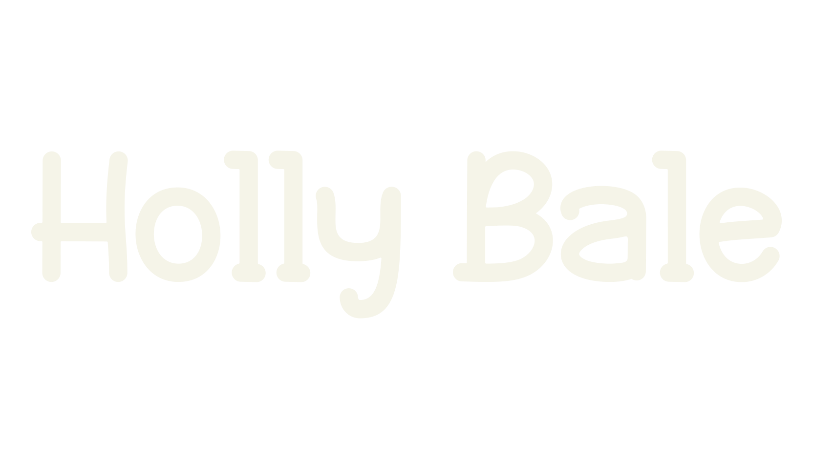 Holly Bale, cute font preview