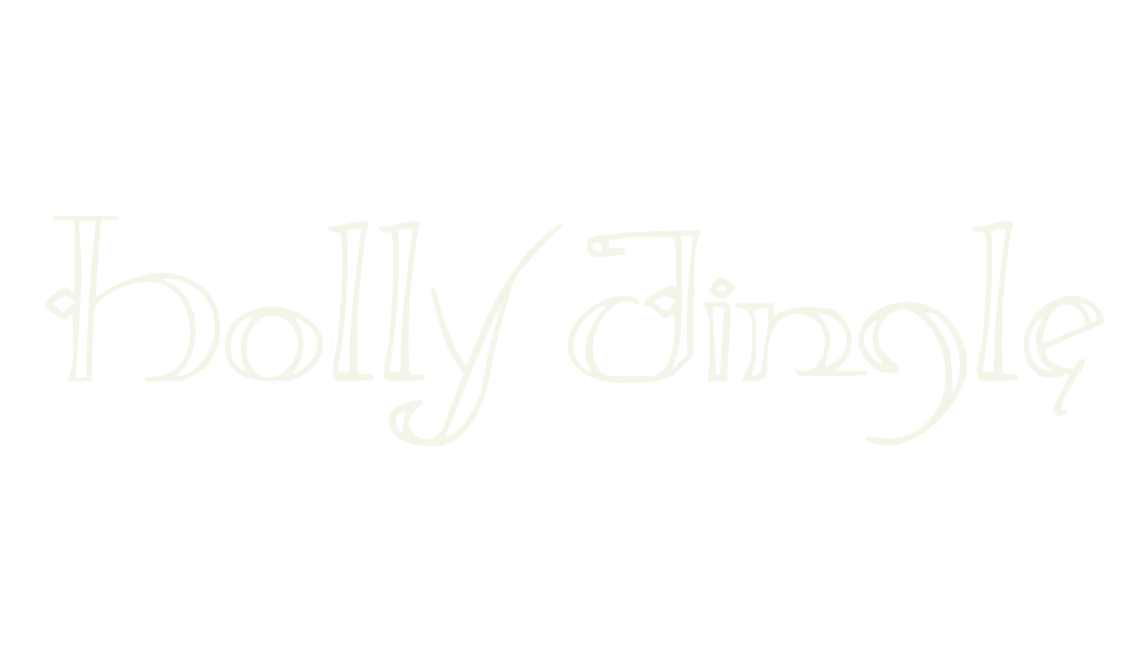 Holly Jingle, fashion script font preview