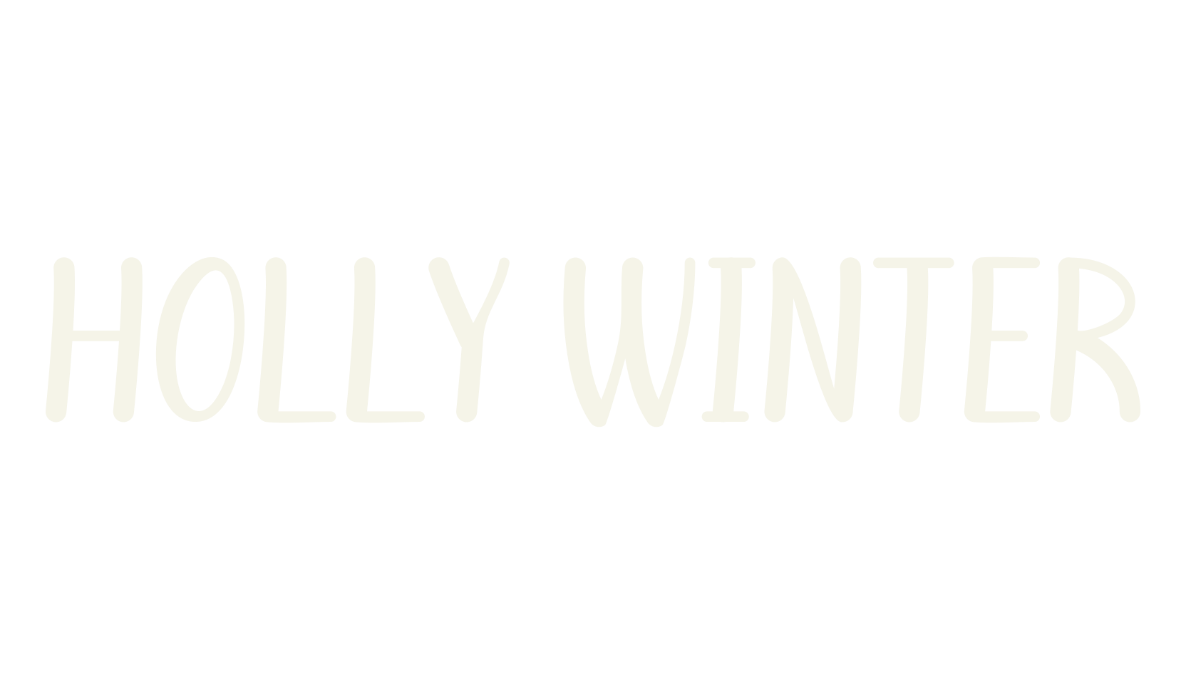 Holly Winter, children font preview