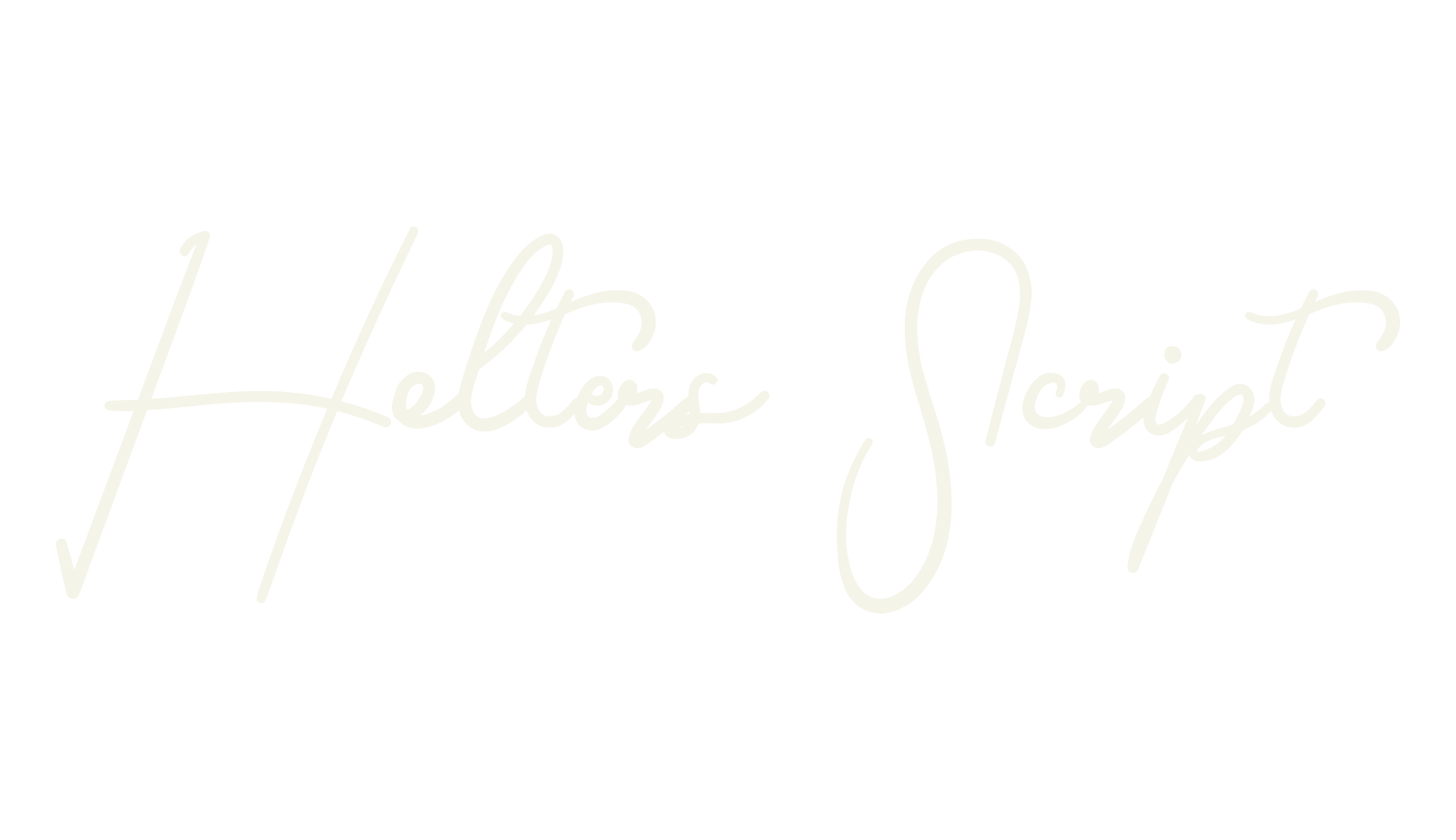 Holters Script, script font preview
