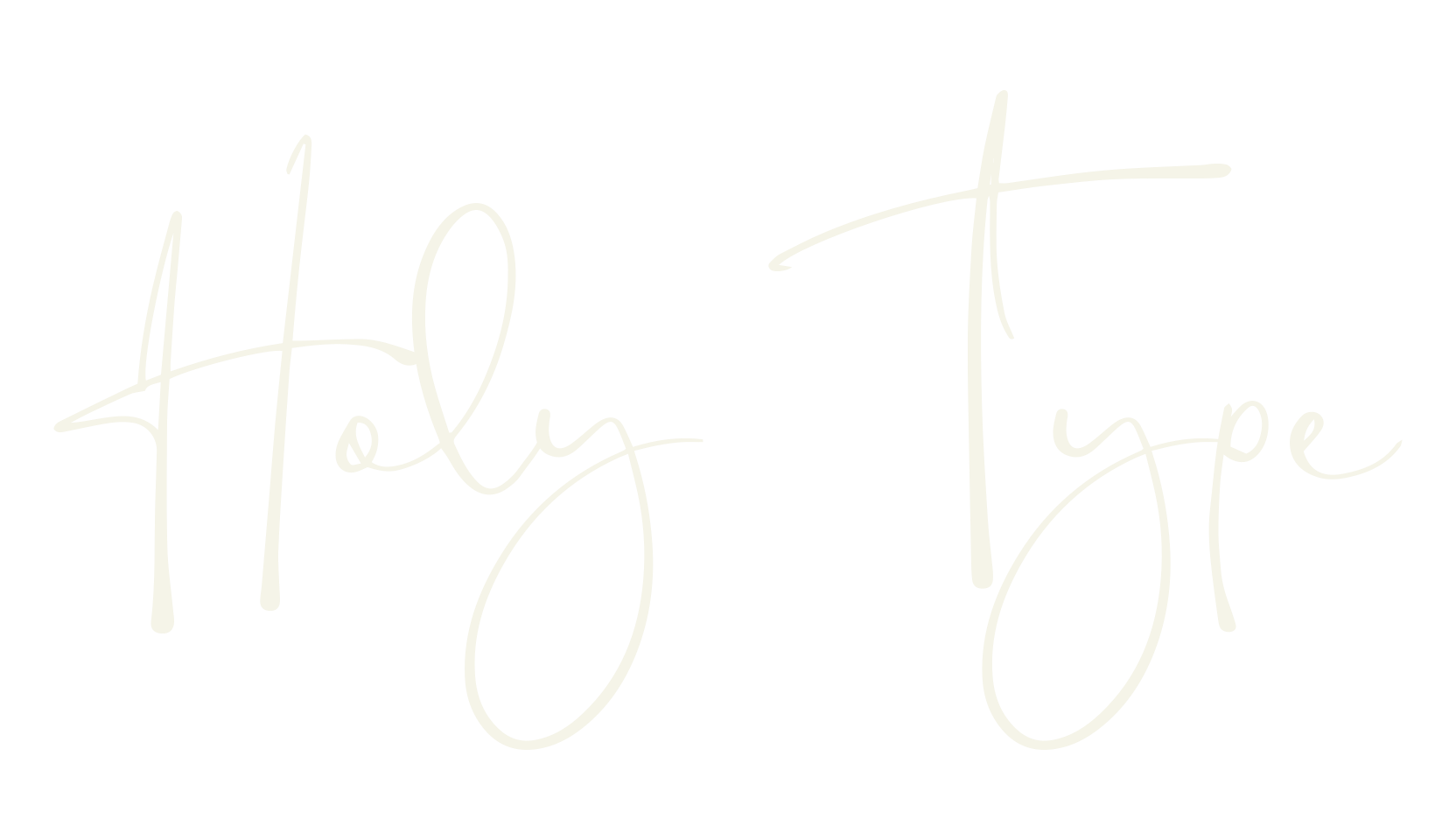 Holy Type, typography font preview