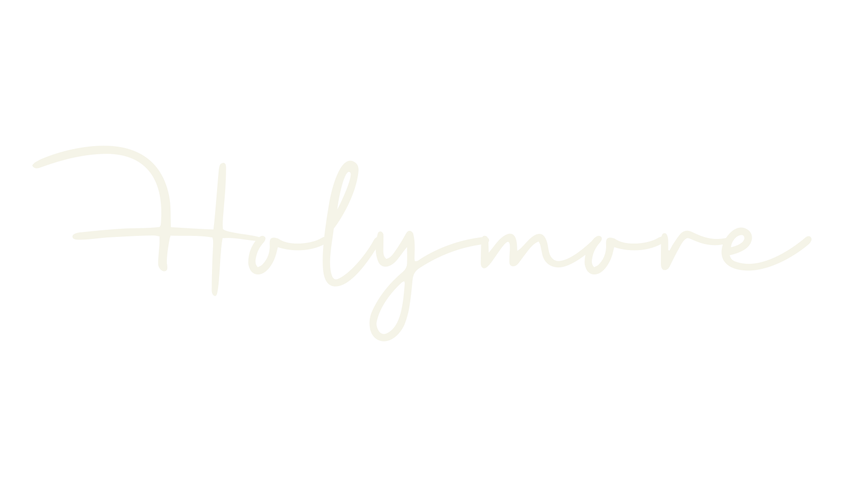Holymore, handwritten font preview