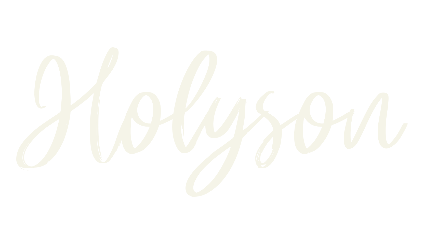 Holyson, fashion script font preview