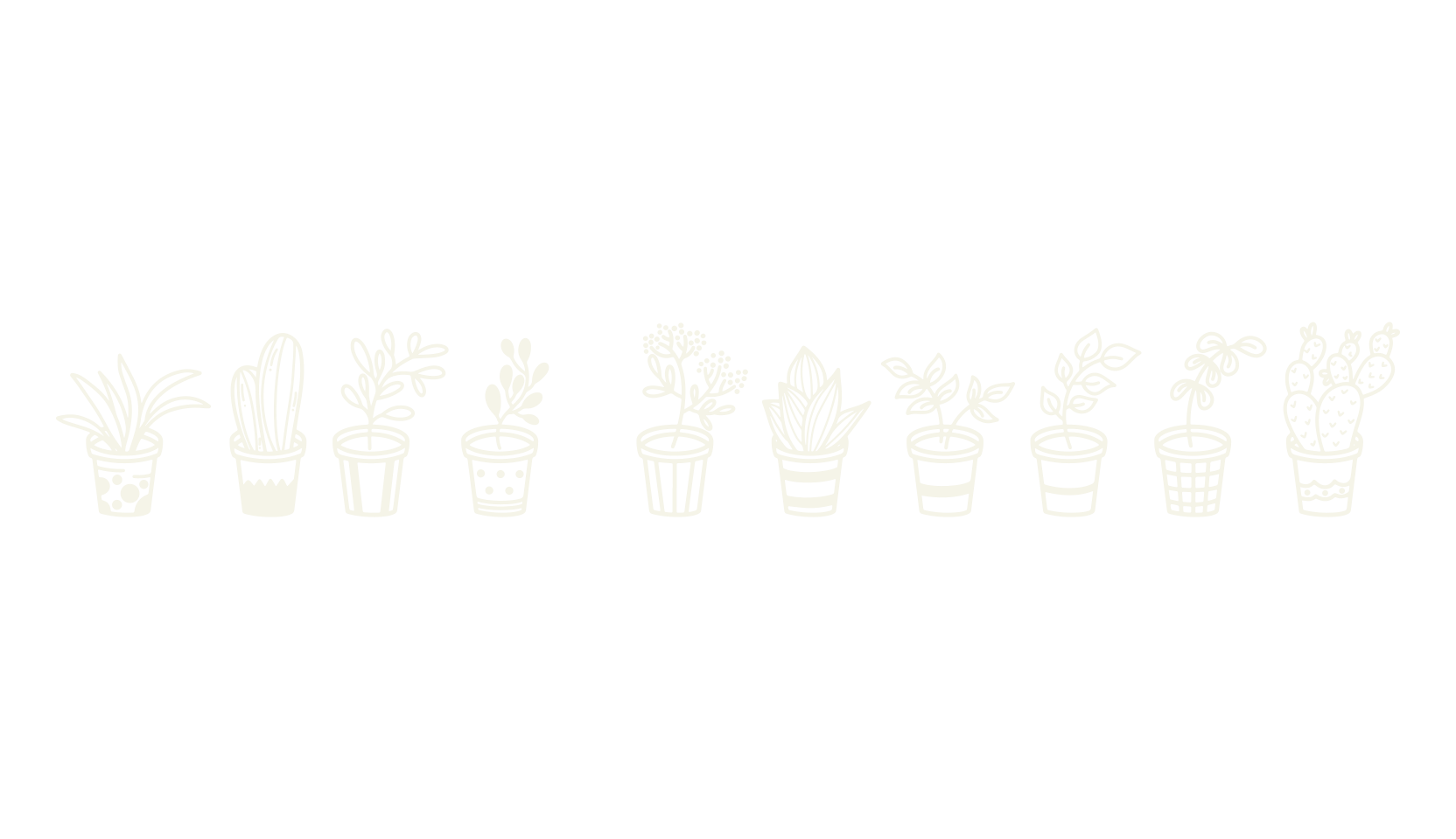 Home Plants, dingbats font preview