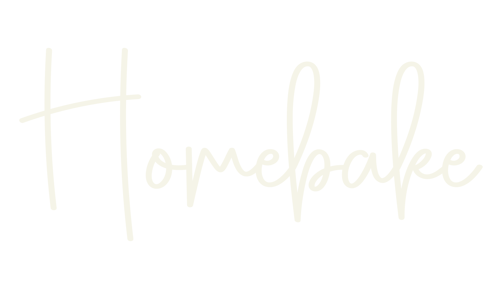 Homebake, calligraphy font preview